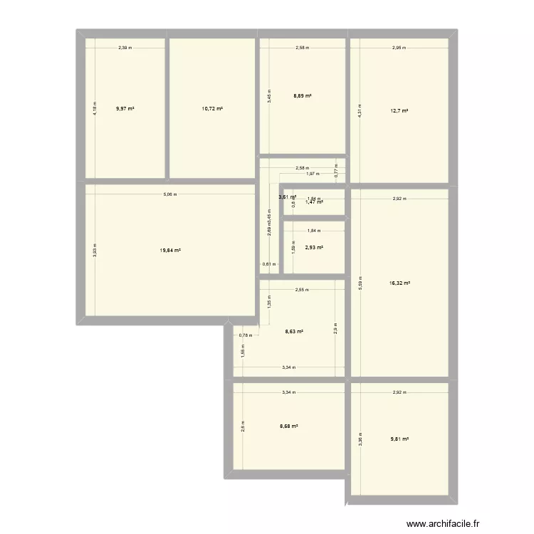 Cigales. Plan de 12  et 114 m²