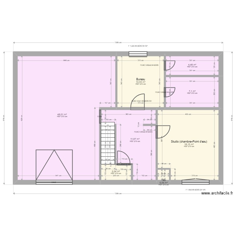ML24007489 MEYER. Plan de 9 pièces et 105 m2