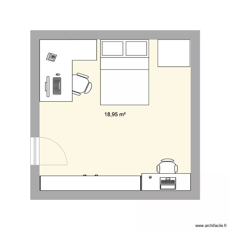 room. Plan de 
