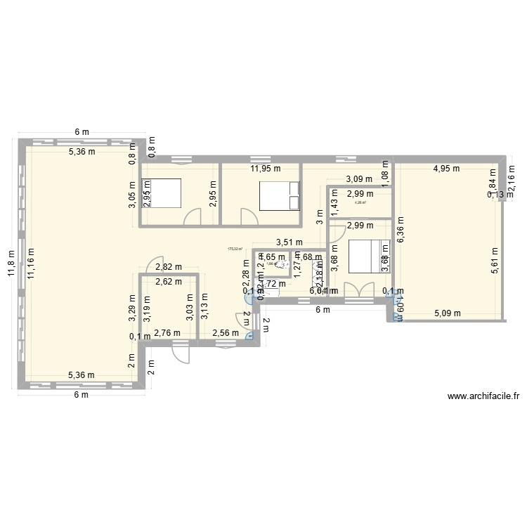 COURTES. Plan de 0 pièce et 0 m2