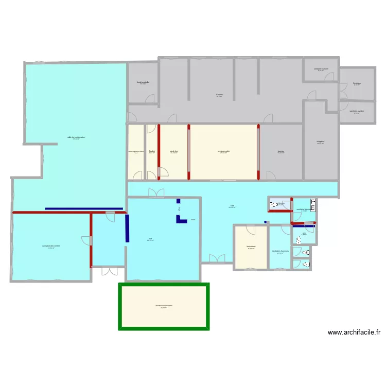cercle mixte dole 1. Plan de 