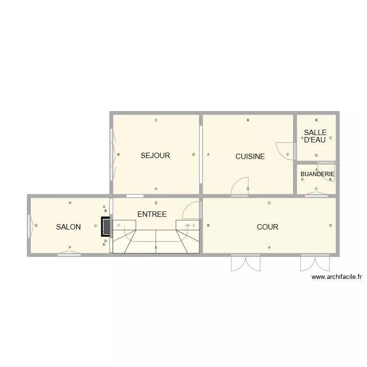 RDC CAVEIRAC PLB. Plan de RDC CAVEIRAC PLB. Plan de