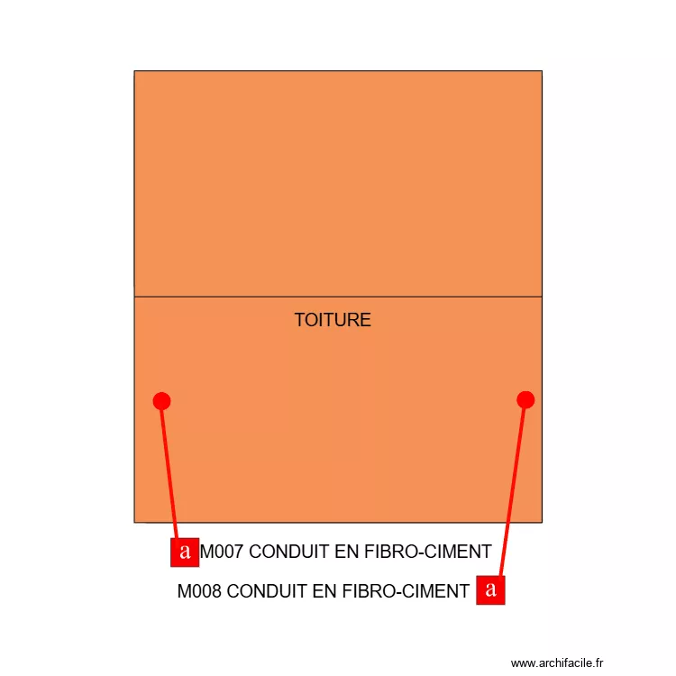 PLAN TOITURES VAUVERT. Plan de 