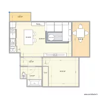 T2 LES PINS_Plan renov ouvert T2