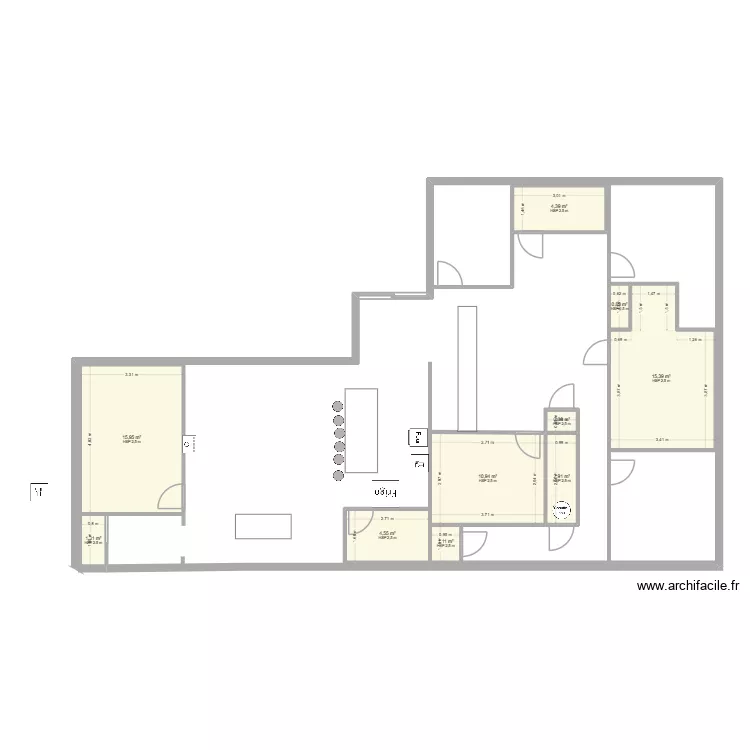 maison 4 pieds plus. Plan de 10  et 58 m²