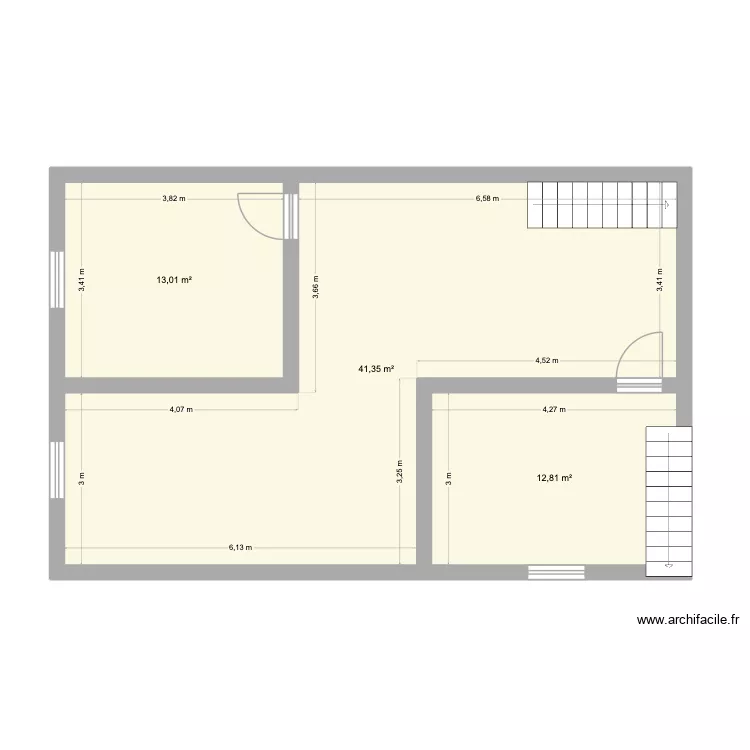 PLANS RIGAULT. Plan de 3  et 67 m²