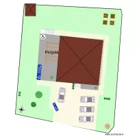 Plan de masse sur plan casdastral