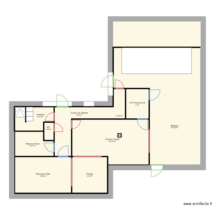 PLAN DE BASE FERME VINCENT 3. Plan de 10 pièces et 288 m2