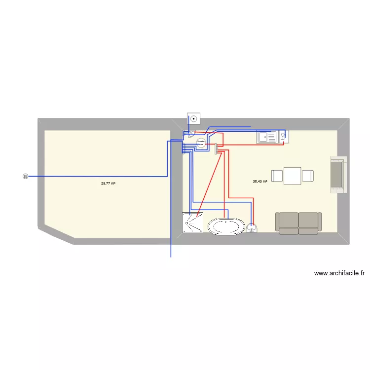 orgnat plomberie ECO. Plan de 2 et 56 m² orgnat plomberie ECO. Plan de 2 et 56 m²