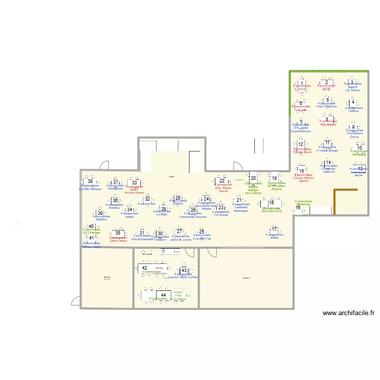 23/11 - Sita Osteria. Plan de 4 pièces et 345 m² 23/11 - Sita Osteria. Plan de 4 pièces et 345 m²