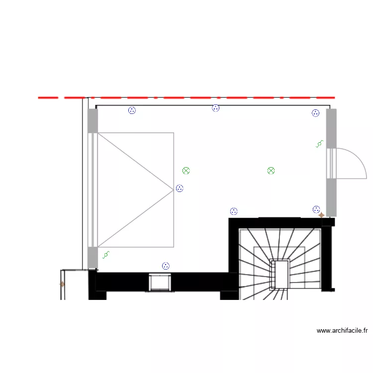 garage. Plan de garage. Plan de