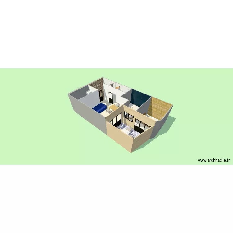 darna 2. Plan de 6 Pièces et 68 m² darna 2. Plan de 6 Pièces et 68 m²
