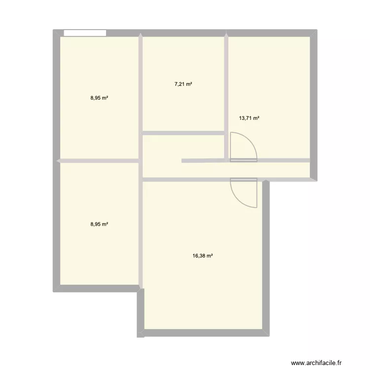 Exercice3. Plan de 5  et 55 m²