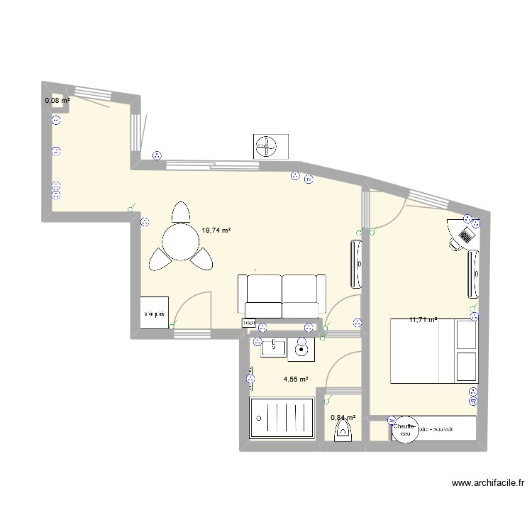 plan 3. Plan de 0 pièce et 0 m2