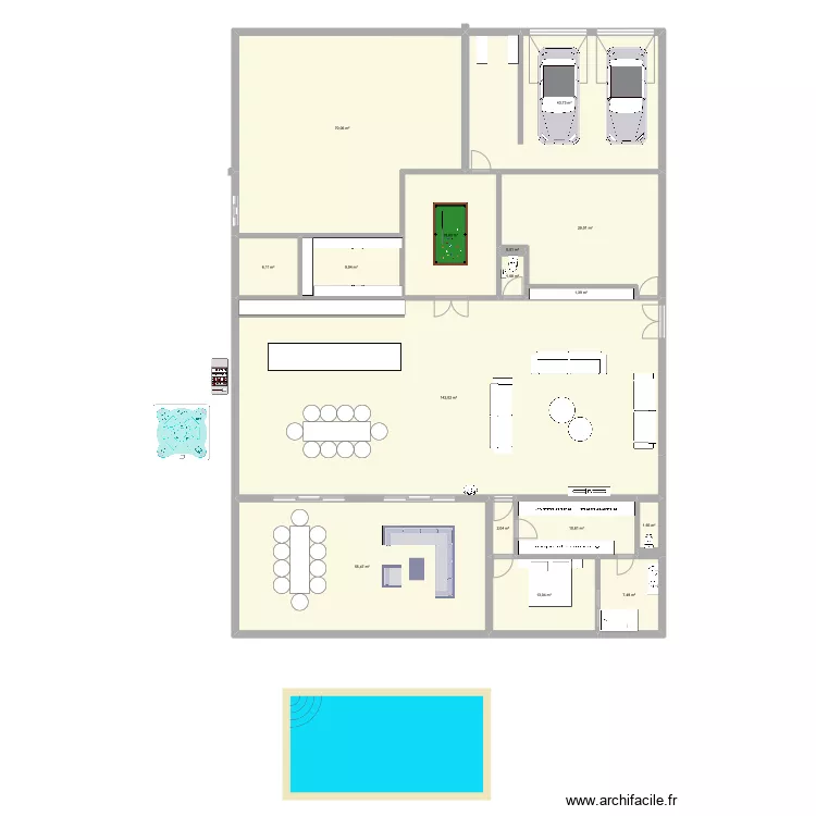 La Graffeuille V4. Plan de 