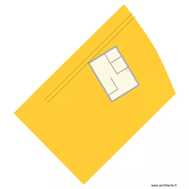 Rey. Plan de 3  et 76 m²