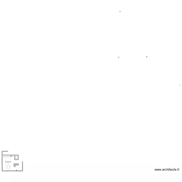 salon sans piece. Plan de 1 et 2 m² salon sans piece. Plan de 1 et 2 m²