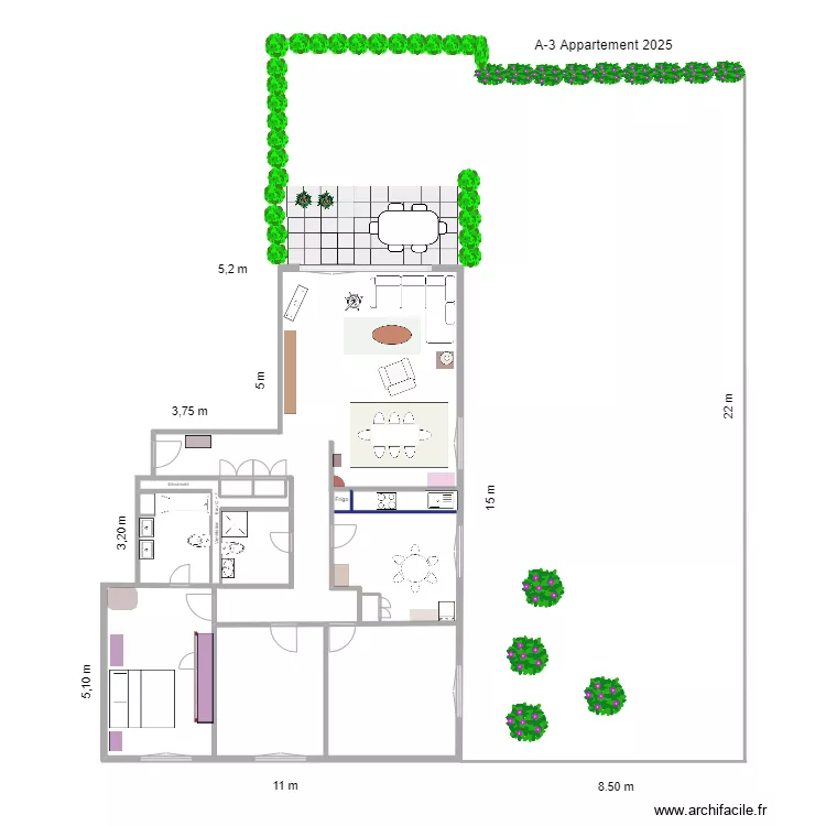 A-3 Appartement 2025. Plan de A-3 Appartement 2025. Plan de