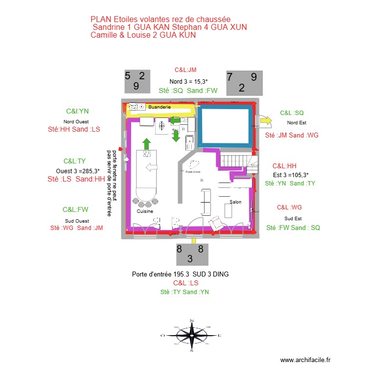 Plan ETOILES VOLANTES. Plan de 0 pièce et 0 m2