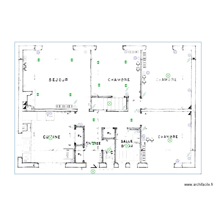 voisine. Plan de 0 pièce et 0 m2
