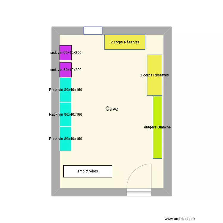 cave v1. Plan de cave v1. Plan de