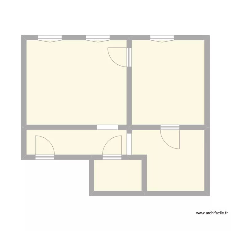 CHAPPUY - ROUEN 2. Plan de 5 et 40 m² CHAPPUY - ROUEN 2. Plan de 5 et 40 m²