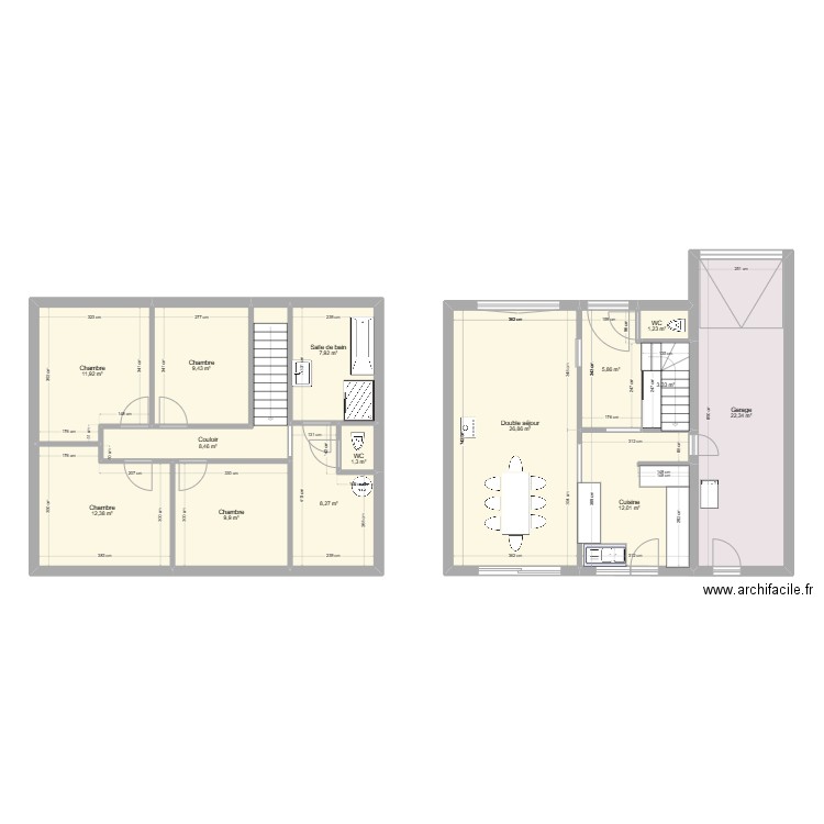Maison. Plan de 0 pièce et 0 m2