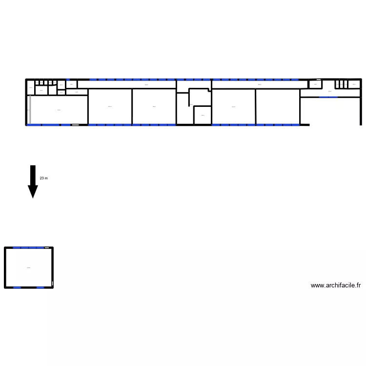 &Eacute;cole de Mesnil Clinchamps. Plan de 