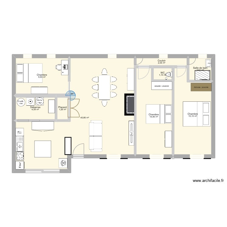 116. Plan de 0 pièce et 0 m2