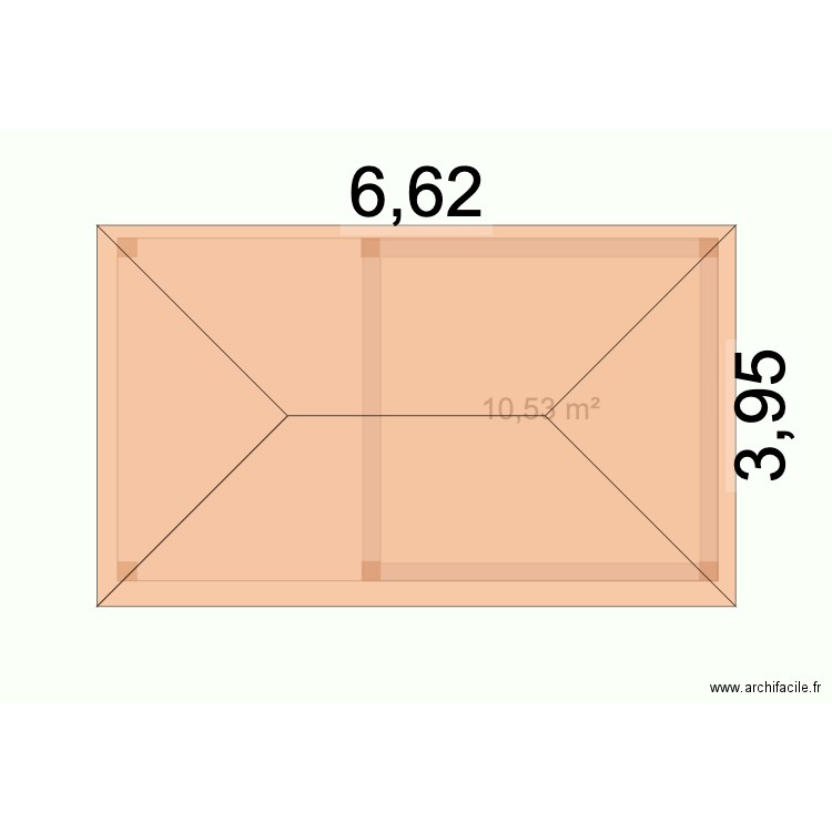 Cap Ouest - Carbet Mer Seul. Plan de 1 pièce et 11 m2