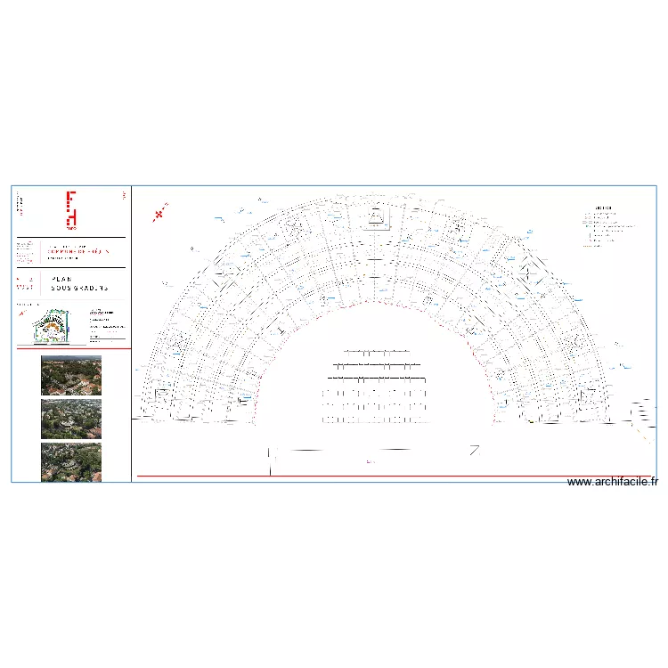 theatre romain . Plan de 