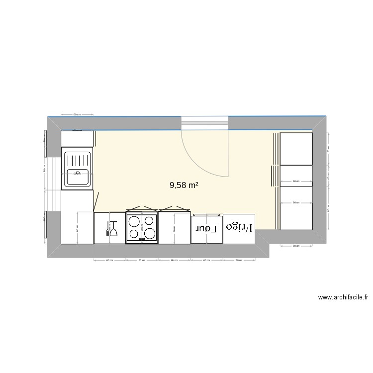 cuisine. Plan de 0 pièce et 0 m2