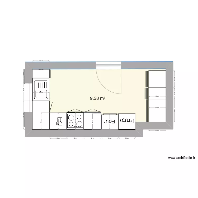cuisine. Plan de 0 pièce et 0 m2