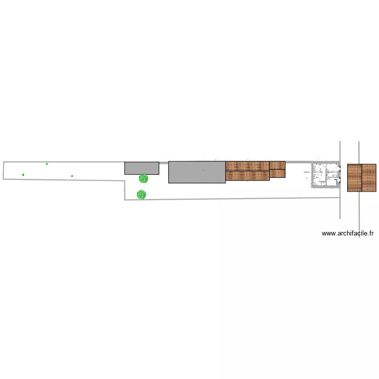 PLAN Façades 2.4.1 avec intérieur WC en bas côté meuble. Plan de 1 et 69 m² PLAN Façades 2.4.1 avec intérieur WC en bas côté meuble. Plan de 1 et 69 m²