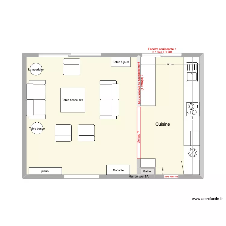 Cuisine base Darty. Plan de Cuisine base Darty. Plan de