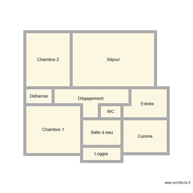 2510 STRUILLOU. Plan de 10 pièces et 25 m2