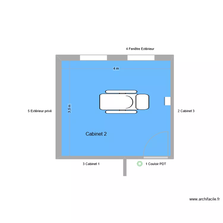 61199 Cabinet 2. Plan de 