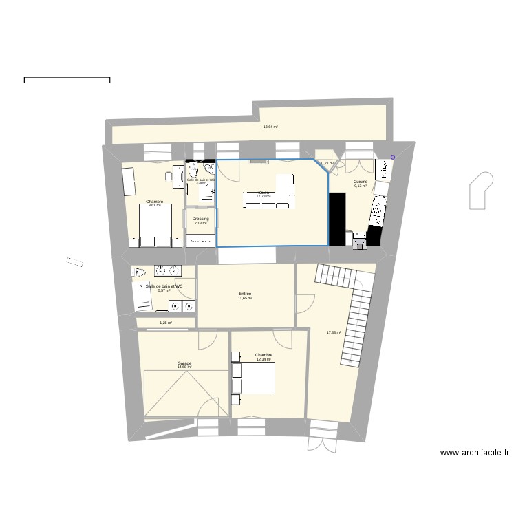 borniol plan def. Plan de 0 pièce et 0 m2
