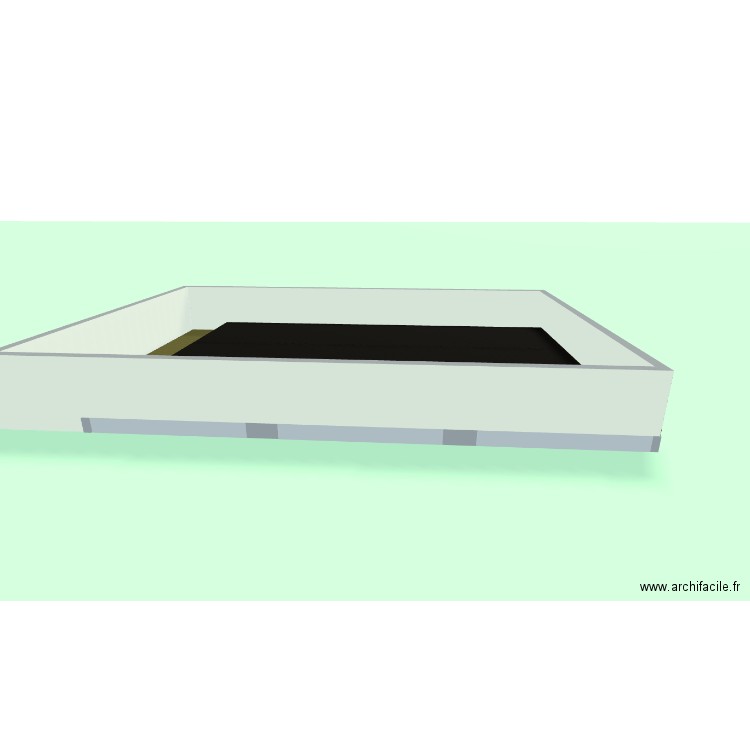 abri 2. Plan de 1 pièce et 11 m2