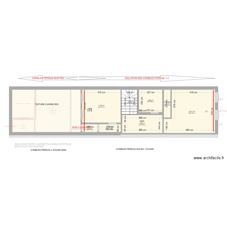 LOPEZ ALEXIS. Plan de 16 pièces et 158 m2