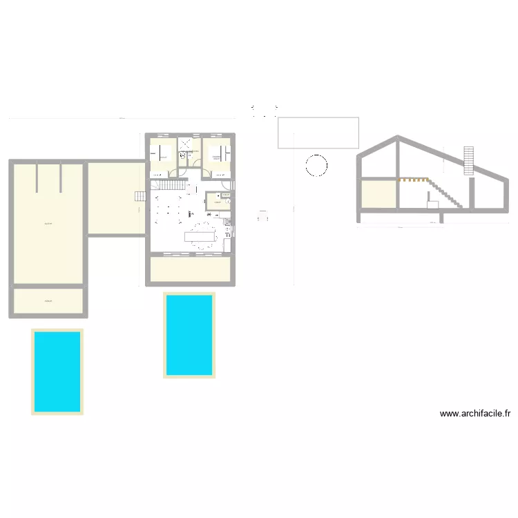 chalet 4. Plan de 