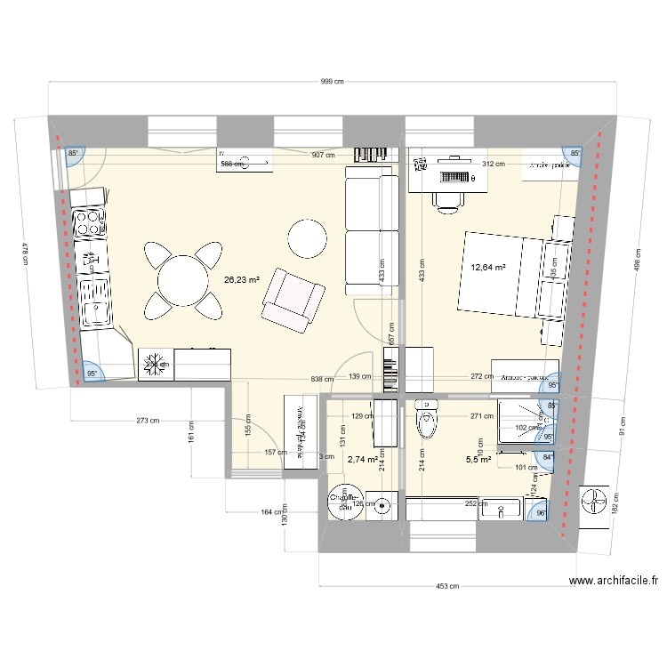 6Tunnel F2 2024-05. Plan de 0 pièce et 0 m2