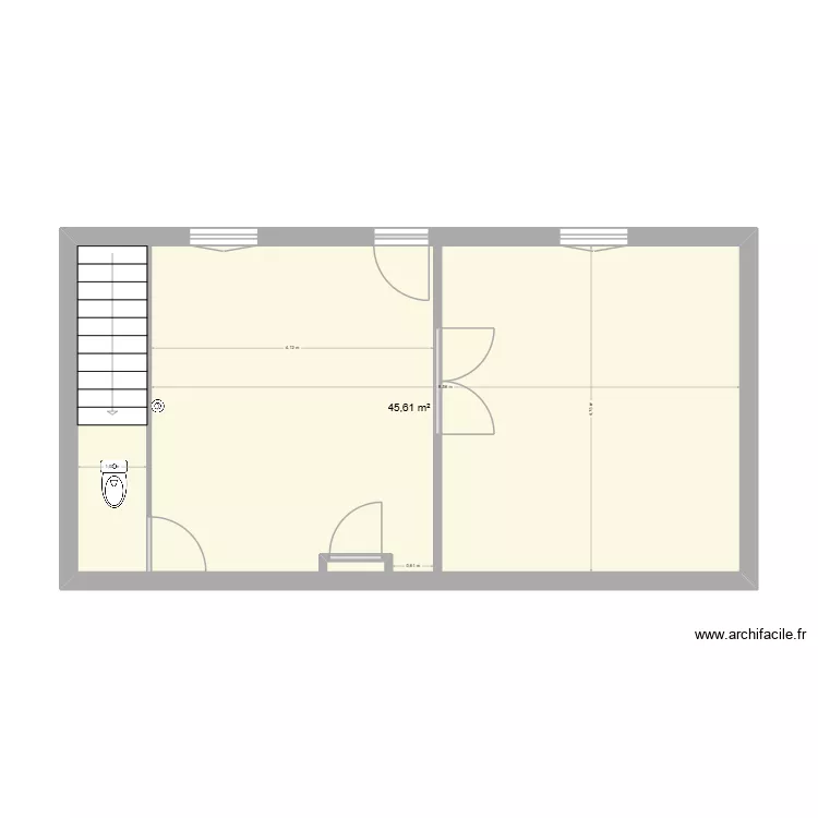 Sous-Sol. Plan de 3 et 56 m² Sous-Sol. Plan de 3 et 56 m²
