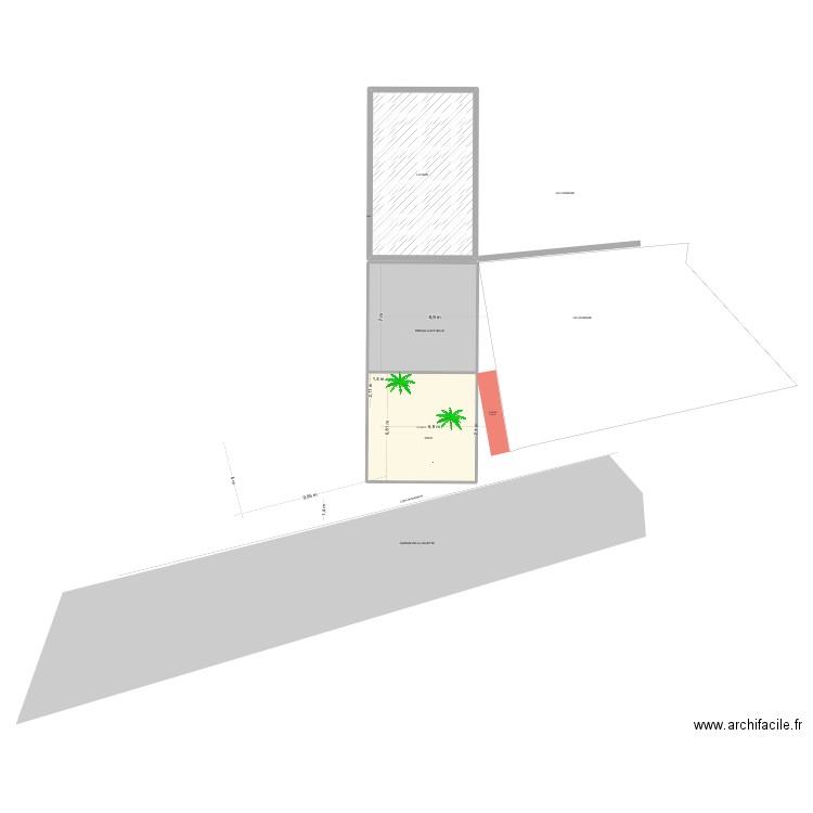 Cave 02. Plan de 3 pièces et 162 m2