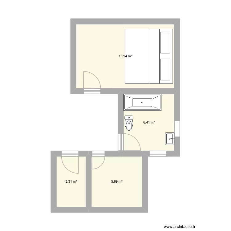 planta baixa 2. Plan de 4  et 29 m²