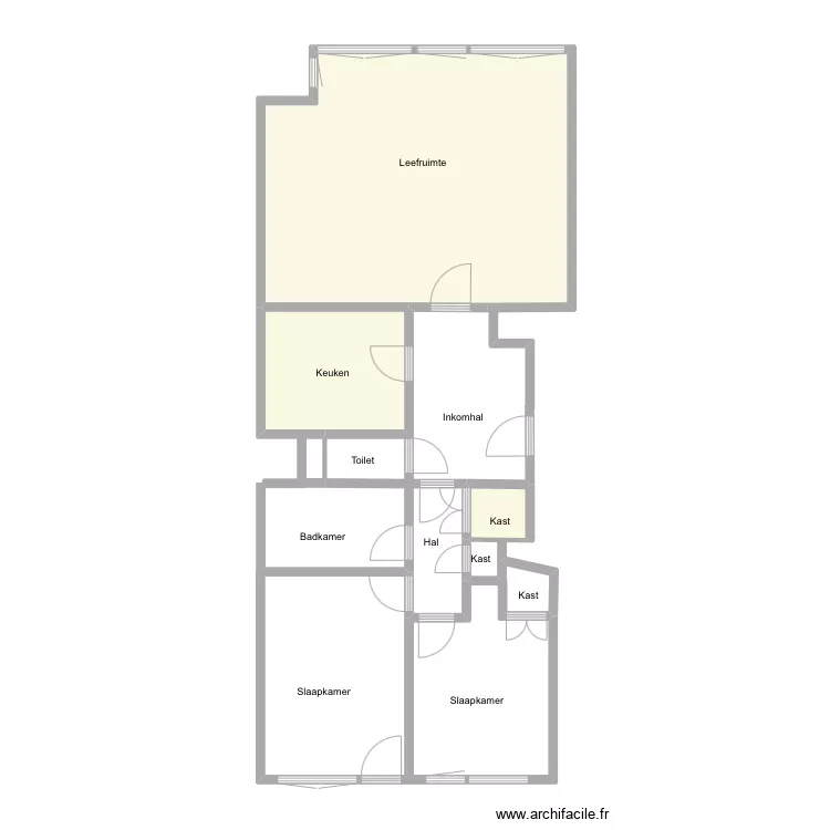 Jan Breydellaan 34-42. Plan de 