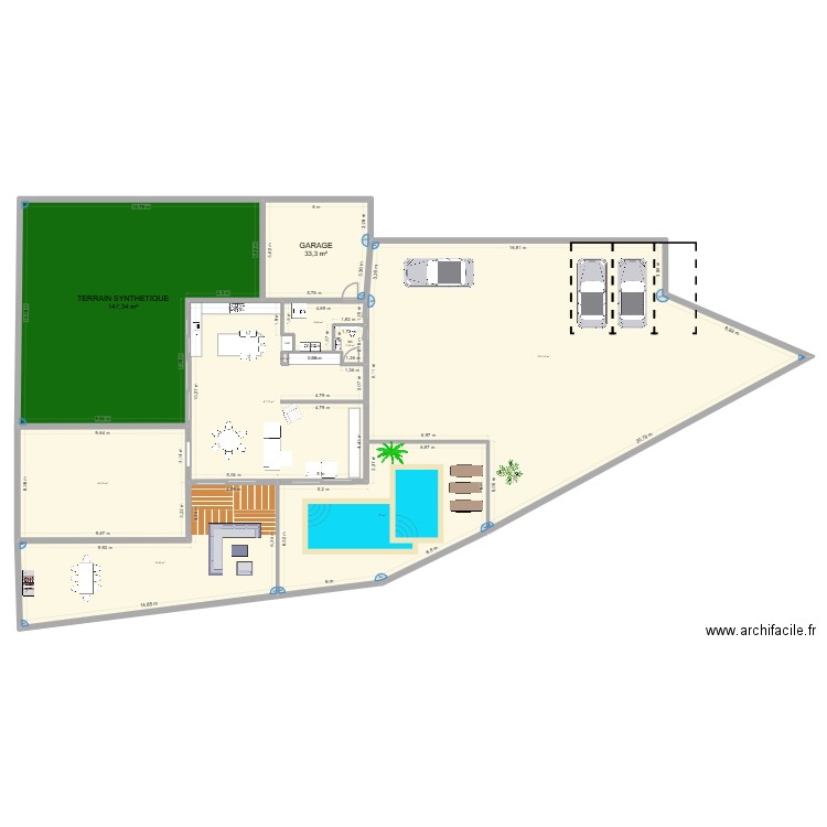 MAISON BORGO 2. Plan de 10 pièces et 746 m2