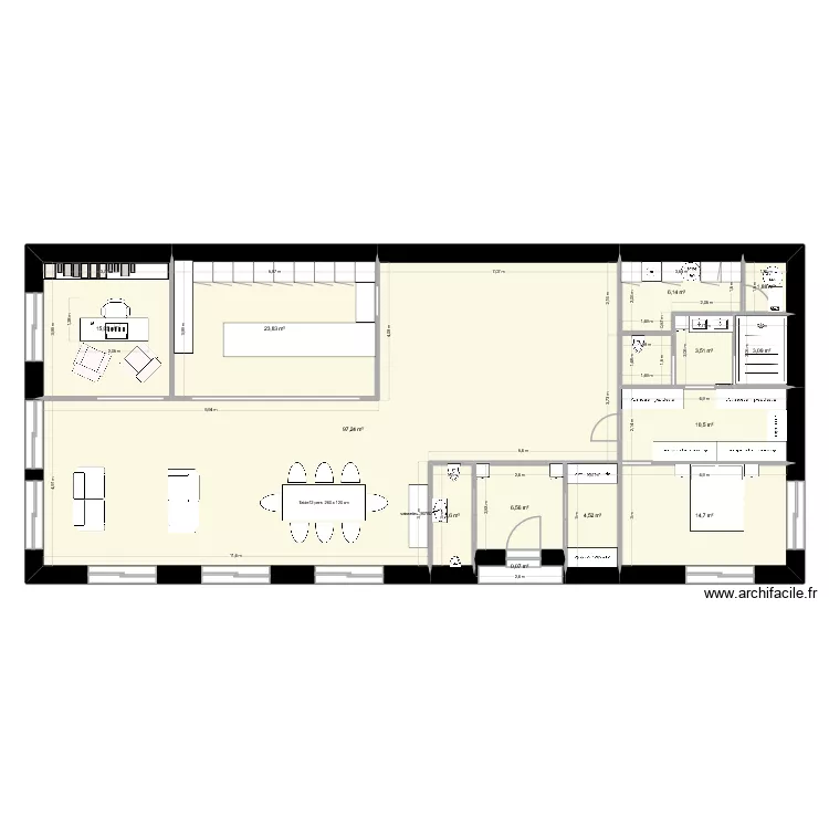 MAISON3. Plan de 