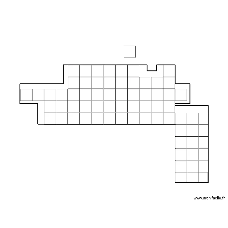 calepinage vulbens. Plan de 