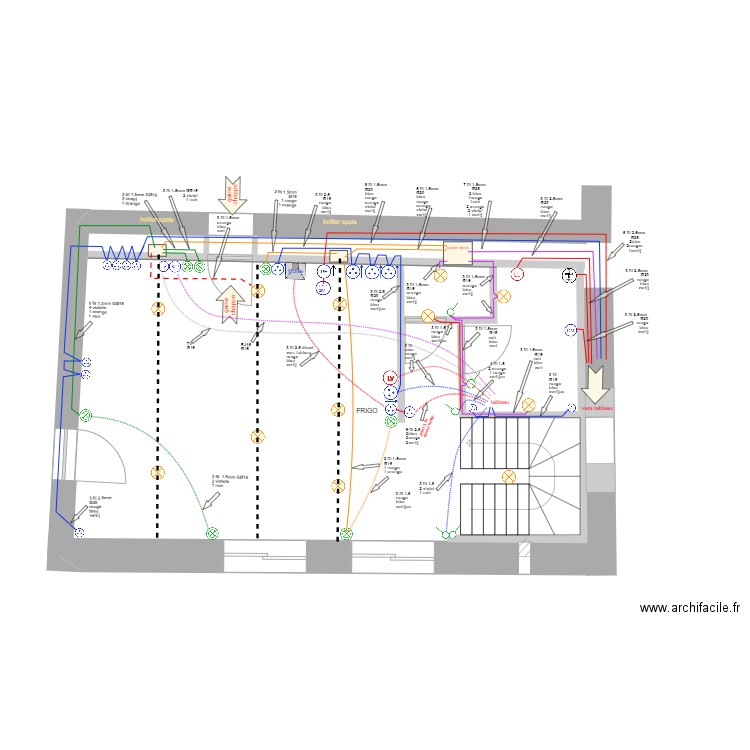 grange 24. Plan de 0 pièce et 0 m2